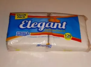 ELEGANTE SERVIETTEN * 120 STÜCK / STARK & SAUGFÄHIG...ESSENTIELLE BEDÜRFNISSE JEDEN TAG!! - Bild 1 von 2