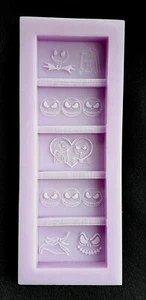 NIGHTMARE BEFORE CHRISTMAS SNAP BAR SILIKONFORM FÜR WAX MELTS, SCHOKOLADE ETC. - Bild 1 von 2