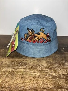 Vintage Y2K Cartoon Network Scooby Doo Jean Bucket Hat Reversible Kids Size Hat - Picture 1 of 6