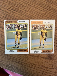 1974 Topps #102 Bill Grief Washington & San Diego Version - Bild 1 von 1