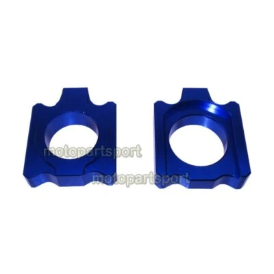 Rear Axle Blocks Chain Adjuster Aluminum For Honda CR125R CR250R CRF450R CRF450X - Image 1 of 4