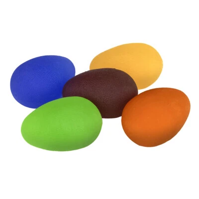  Eggsercizer Hand Exerciser, 5-Piece Set (1 ea: Peach - Purple) - Image 1 of 2