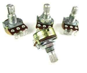 4pcs Alpha B100K Ohm Linear Potentiometer, with Dust Seal & Hardware USA Seller - Picture 1 of 5