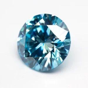 3ct-VVS1-Gletscher Blauer Labor-Diamant (Moissanit)- Brilliant - TOP Qualität ! - Bild 1 von 14