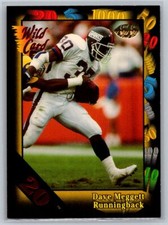 1991 Wild Card 20 Stripe #142 Dave Meggett