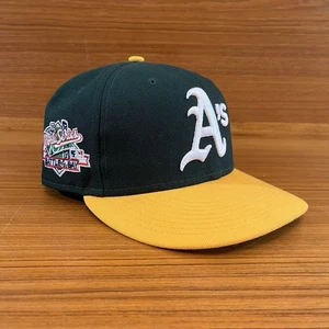 Gorra ajustada New Era Oakland A’s 1989 WS Battle of the Bay 59FIFTY 7 1/4 - Imagen 1 de 11