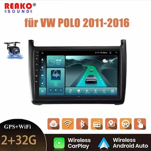 9" Android Auto für VW POLO 2011-16 RDS Autoradio Navi GPS für Apple Carplay 64G - Picture 1 of 11