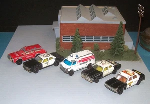 Vintage ZYLMEX/PLAYART Diecast Emergency Vehicles Made in Hong Kong - Picture 1 of 5