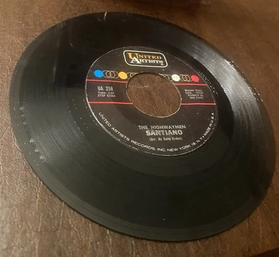 The Highwaymen - Michael b/w Santiano -7"  Vinyl Record 45 Single - 1961 UA Foto 1 de 2