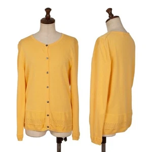 NON NO Cotton Knit Cardigan Size M(K-162511) - Picture 1 of 12