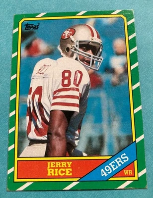 Topps Jerry Rice RC #161 1986 Foto 1 de 2