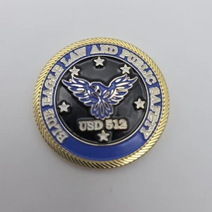 Moneda Desafío Blue Eagle Fire Science Rescue SMSD LEY Y SEGURIDAD PÚBLICA USD 512 - Imagen 1 de 3