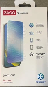 ZAGG InvisibleShield Glass XTR2 Screen Protector iPhone 14 Pro Anti-reflective - Picture 1 of 1
