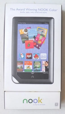 Vintage Barnes & Noble Nook Color Tablet eReader 7" Open Box P7472 - Image 1 of 3