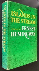 Islands In The Stream Ernest Hemingway 1970 Book Club Edition w Newsletter HC DJ - Imagen 1 de 10