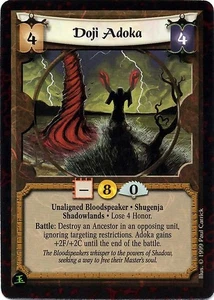 Doji Adoka - Honor Bound - Legend of the Five Rings CCG - Picture 1 of 6