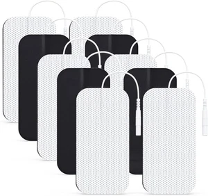 Almohadillas para unidades AUVON TENS 2"X4" 10 piezas, 3ª generación rectangulares sin látex A-blanco  - Imagen 1 de 6