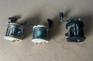 Job Lot of Multiplier Fishing Reels GARAGE FIND - Picture 1 of 2