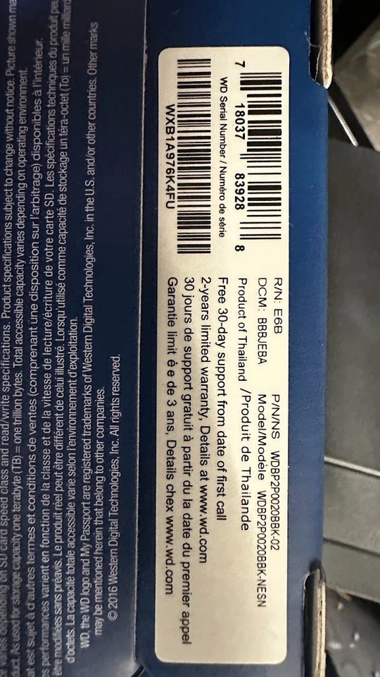 Western Digital My Passport Wireless Pro 2TB Portable External HDD - Image 1 of 4