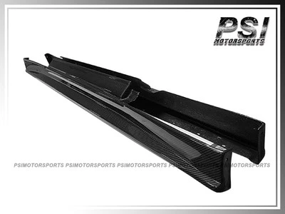 Repuesto de extensión de faldones laterales de fibra de carbono CF para 08-16 Nissan GT-R GTR R335 Foto 1 de 4