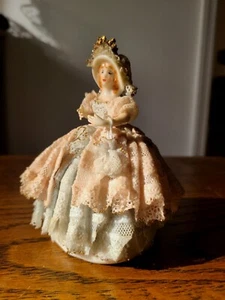 Heirloom of Tomorrow Porcelain Dools Vintage 1950 USA 4.5" tall - Picture 1 of 16