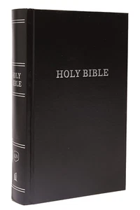 KJV, Pew Bible, Large Print, Hardcover, Black, Red Letter, Comfort Print: Holy B - Bild 1 von 12