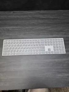 Microsoft Surface Keyboard 1742 Wireless Bluetooth Key Board Slim Grey Tested - Picture 1 of 12