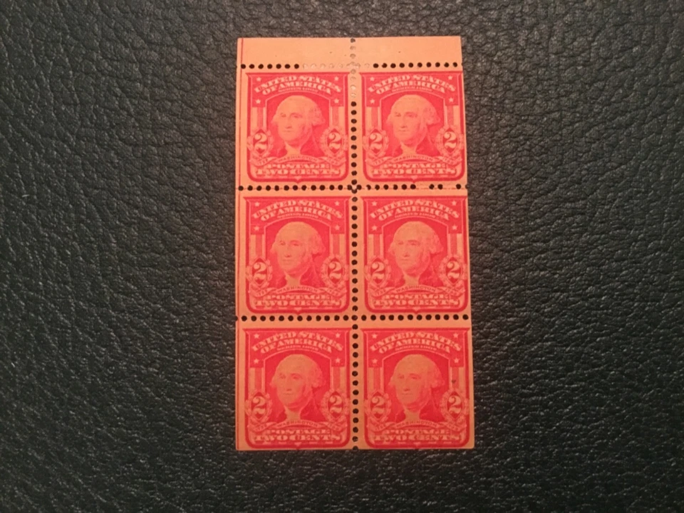 ICOLLECTZONE US  319Fg Booklet Pane Key Value F/VF Hinged CV $300 - Image 1 of 2