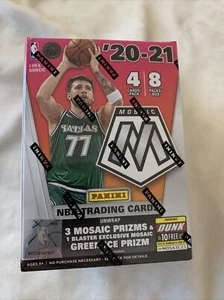 2020-21 Panini Mosaic Basketball Factory Sealed Blaster Box - Fanatics Exclusive - Picture 1 of 3