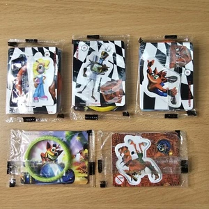 Thins Crash Bandicoot Stunt Wheels Bundle Lot Tazo - Picture 1 of 2