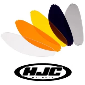 HJC F70 HJ-32 Motorcycle Helmet Visor Pinlock Anti-Fog Insert Clear Dark Yellow - Picture 1 of 5
