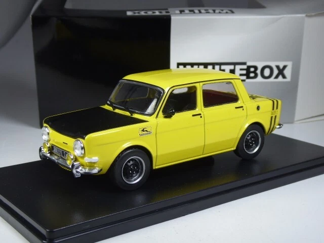 (KI-04-36) Whitebox Simca 1000 Rallye 2 gelb in 1:24 in OVP - Bild 1 von 1