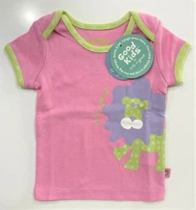 LIFE IS GOOD GIRLS TOP - LION SZ 3 6 MESES - CAMISETA ROSA GRAPHIC BABY - Imagen 1 de 1