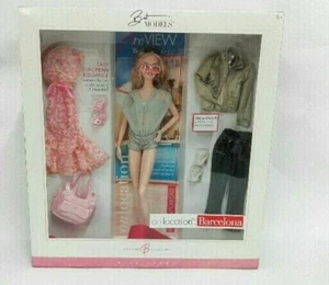 Mattel Best Models Collection On Location™: Barcelona Barbie Etiqueta Rosa Sin Usar - Imagen 1 de 12