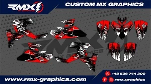 Access Motor / Triton / Lucky Star / XTREME Graphics Decals Stickers Dekor RMX - Picture 1 of 2