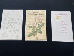 3 Hochzeitskarten von American Grußumschläge enthalten. - Bild 1 von 2