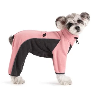 Fleece Coat for Small-Medium Dogs Dog Pajamas with Legs Windproof Pet Jacket ... - Picture 1 of 8