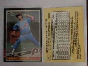 1985 Leaf/Donruss Steve Carlton Philadelphia Phillies #113 Baseball Card