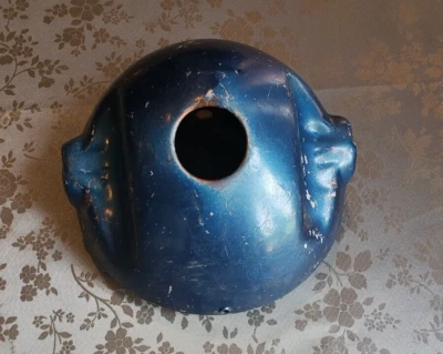 Montaje de carcasa de cubo de faros de metal azul Honda CL175 CL 175  Foto 1 de 4