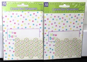 24 PRINTABLE CANDY BAR WRAPPERS New Baby Announcement (NO candy) - Picture 1 of 3