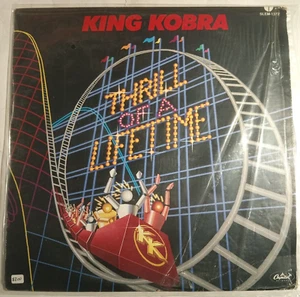 KING KOBRA - THRILL OF A LIFETIME - 1986 MEXICAN LP, HARD ROCK - Imagen 1 de 4