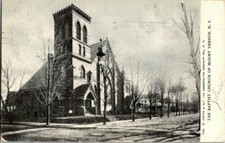 1905. Igreja Batista. Mount Vernon, Ny Cartão Postal SL7