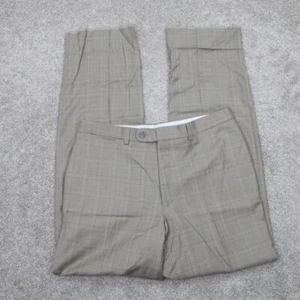 Jack Victor Pants Men 35R Tan Spencer Wool Exclusive Collection Dress 34" inseam - Picture 1 of 11