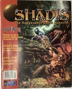Shadis Magazin #33 RPG Fanzine Deadlands Everway Call Cthulhu Hunter inkl. Vintage - Bild 1 von 4
