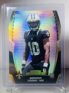 2014 Topps Chrome BRANDIN COOKS Die Cut Refractor RC - Picture 1 of 2