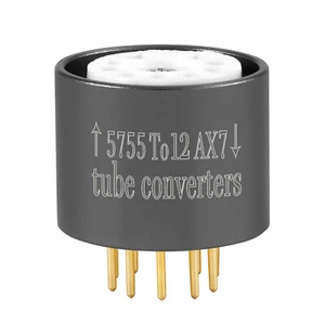 Adaptador de tubo de vacío Amptata 5755 WE420A a 12AX7 U7T7 ECC83 82 convertidor de enchufe - Imagen 1 de 3