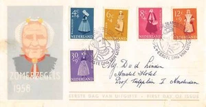 G031 Netherlands 1958 Charity Stamps FDC - Picture 1 of 1