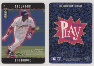 1996 Collector's Choice You Make the Play Gold Signature Tony Gwynn (Groundout)