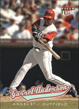 2005 Ultra Anaheim Angels Baseball Card #25 Garret Anderson