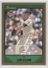 2007 Bowman Draft Gold Tim Lincecum #BDP11 Rookie RC
